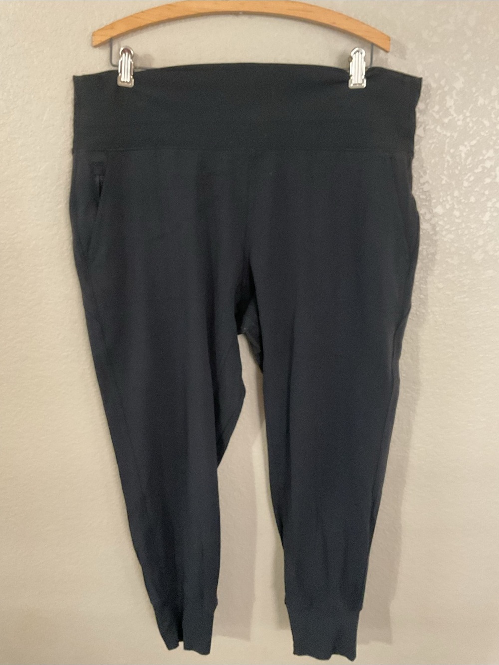 Athleta Black Pull-On Track Joggers